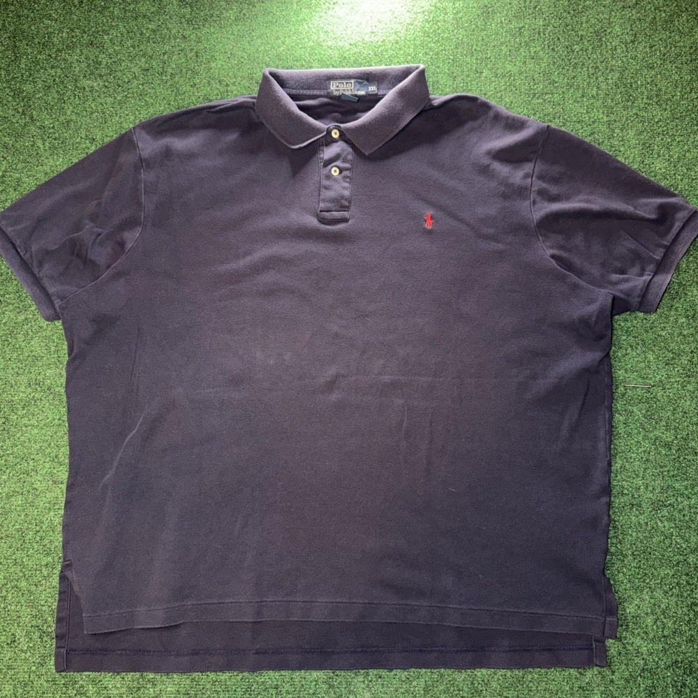 Polo Ralph Lauren Polo Shirt Men's Size 2XL Blue Shirt Red Horse G18